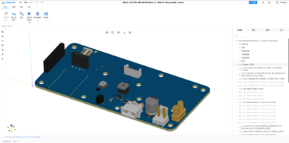 PuppyCAD PCB 装配建模界面
